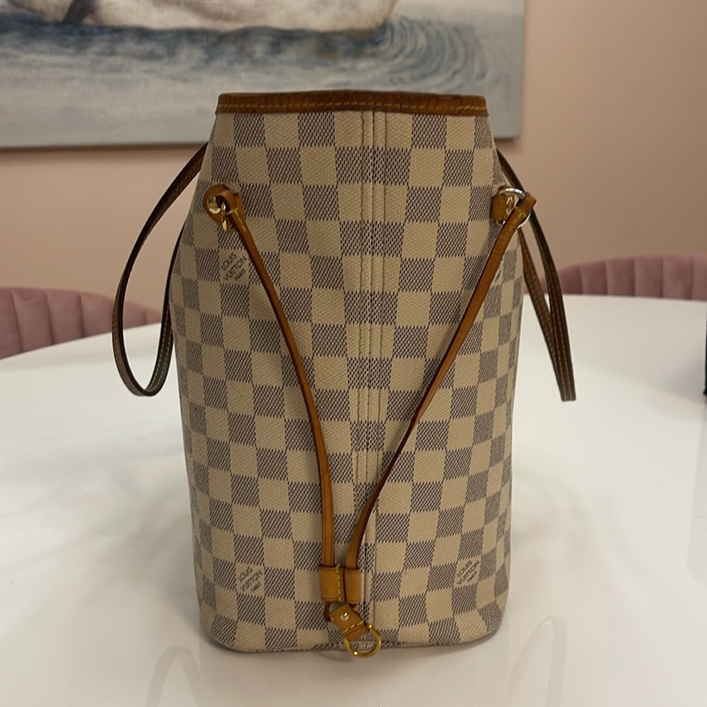 Louis Vuitton Neverfull MM in Damier Azure Ballerine - Picture 9 of 14